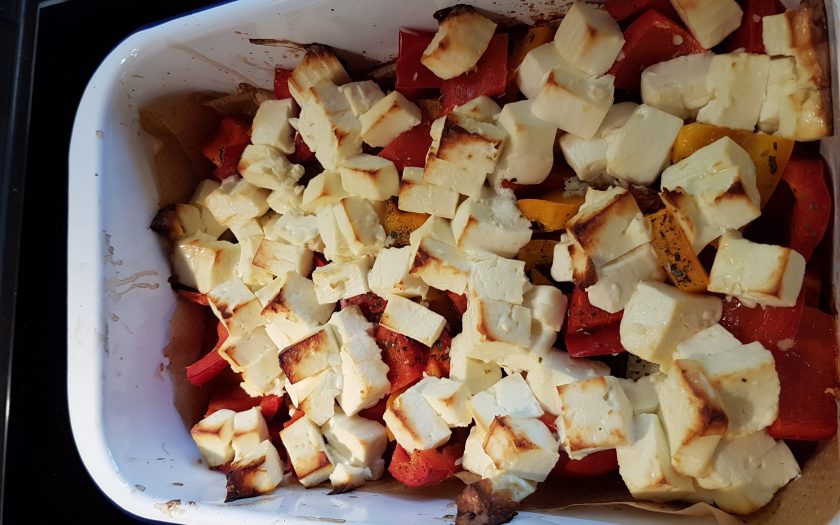 Feta mit Paprika im Ofen – Beate kocht