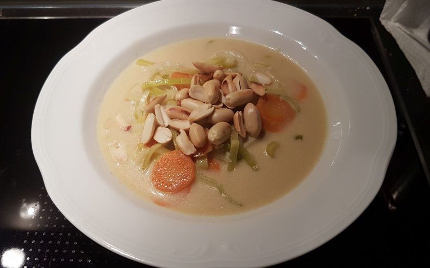 Afrikanische Erdnuss-Lauch-Suppe – Beate kocht